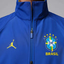 Jaqueta Brasil Hino Azul 2026/27 Masculina